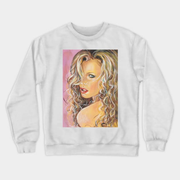 Kim Basinger Crewneck Sweatshirt by Svetlana Pelin